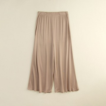 現貨+預購 絲質休閒褲絲質七分褲-寬鬆褲裙透氣寬管褲女褲子3色74fd11【獨家進口】【米蘭精品】