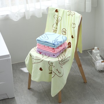 男女情侶家用洗澡巾吸水速干純棉柔軟可愛少女網紅美容院專用浴巾