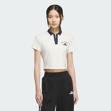 adidas 愛迪達 短袖上衣 女 POLO 衫 亞規 MS SS POLO 白黑 KC0075(S3076)