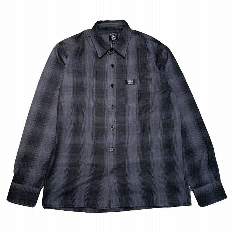 ハードラック 長袖 チェック フランネル シャツ ネルシャツ ブラック メンズ レディース HARD LUCK OG Ｌ/S ALVARADO  BLACK FLANNEL SHIRTS 送料無料 | LINEブランドカタログ