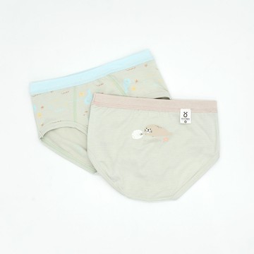 minihope沉靜海洋男童三角褲(2件組B)