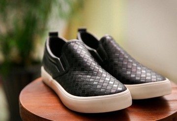 【JP.美日韓】 正韓國 編織 白鞋  黑鞋 懶人鞋 黑皮 皮革  非 BV GD MJ GQ