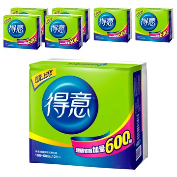 得意 超值抽取式衛生紙 150張  12包  7袋