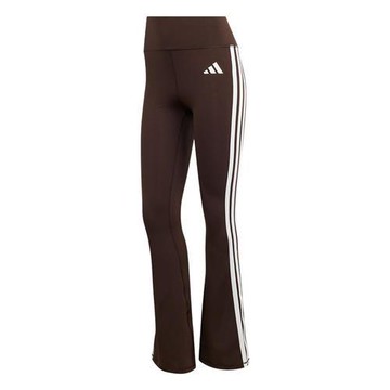 Adidas 高腰緊身長褲 女裝 吸濕排汗 咖【運動世界】KC7868