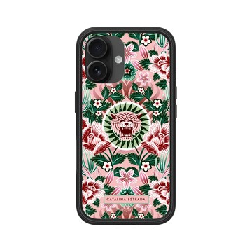 iPhone 16 Mod NX 黑 - Catalina Estrada - Pink Tiger and Flowers