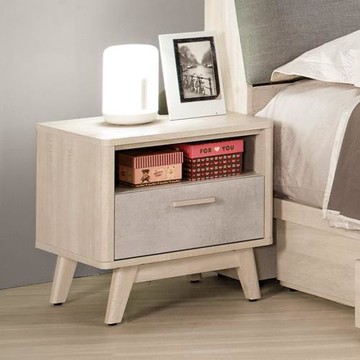 Boden-漢森1.6尺床頭櫃/一抽收納櫃/置物櫃