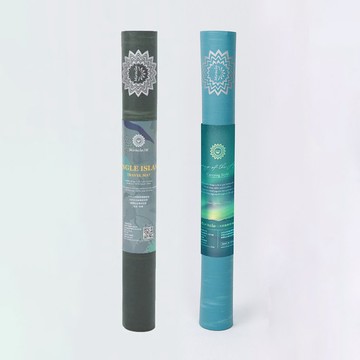 MIRACLE墨瑞革 高止滑隨行式天然橡膠可折疊瑜珈墊1.5mm 附收納提袋 台灣製造 環保無毒無金屬 現貨宅配免運