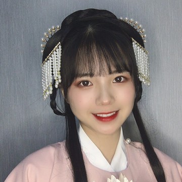 【瓊雨】古風壓鬢簪發梳漢服珍珠流蘇發簪古代步搖宋制明制發飾