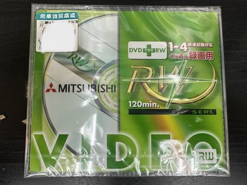 MITSUBISHI三菱 DVD+RW光碟片/4.7GB(單入)(現貨)