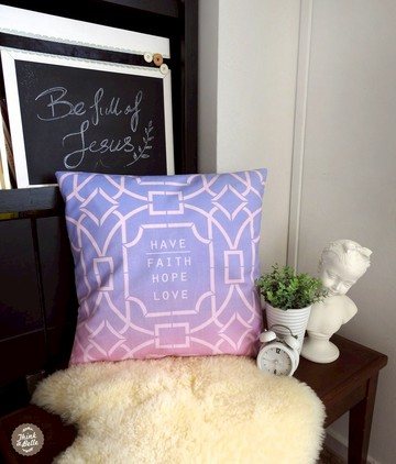 有信望愛 45x45cm 微絨枕套