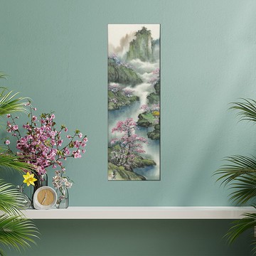 四季春景 –邢萬齡藝術微噴數位版畫