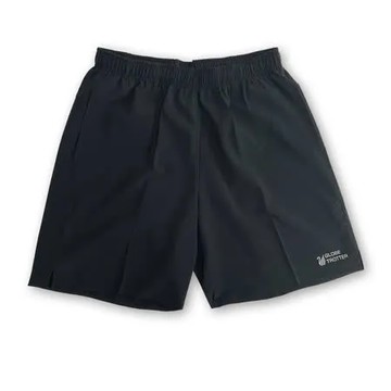 M 【遊遍天下】MIT男款抗UV防潑水運動短褲GP1018黑色(慢跑/路跑/休閒)