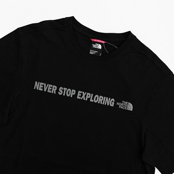 美國百分百【全新真品】The North Face 短袖 棉質 T恤 TNF 上衣 LOGO 短T 黑色 CU40