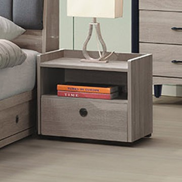 Boden-班萊1.6尺工業風床頭櫃/單抽收納櫃/置物櫃-48x40x43cm