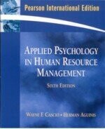 Applied Psychology in Human Resource Management (6版) Cascio  Pearson