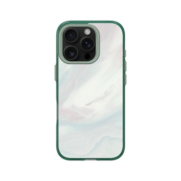 iPhone 16 Pro Clear 憂墨綠 - 石紋與渲染 / Marble & Dreamy Gradient - 初戀
