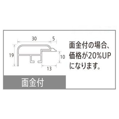 水彩用額縁 アルミフレーム CF ネオホワイト サイズF4号 | LINE