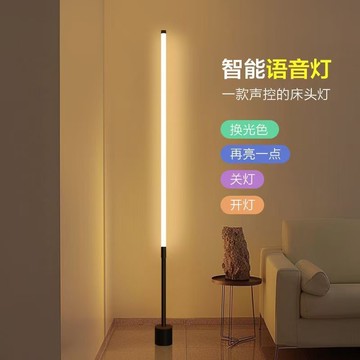 北歐 落地燈 led客廳 燈 簡約 臥室 床頭背景墻創意公寓酒店墻角氛圍燈 [PP0506058]