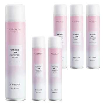 小麥購物 乾洗髮噴霧 小蒼蘭 S005 粉瓶  200ml  6罐