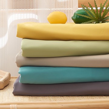 水洗棉床單單件夏天宿舍單人1.5米北歐ins風純色被單灰色雙人夏季