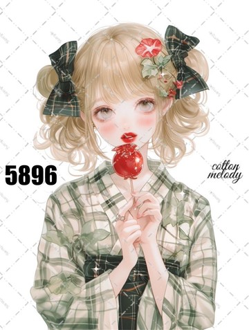 original sticker no.5896 人物貼紙 原創貼紙 人物貼紙 女孩貼紙 原創人物貼紙