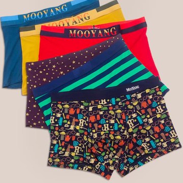 內褲男平角褲莫代爾全棉吸汗透氣青年四角褲頭男士舒適純棉平腳褲