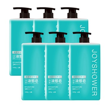 澡享 男性液態皂(山嵐)1000g*6入