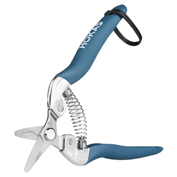 HOKAS 小美紀 刀砧型不鏽鋼花剪 23S  1支