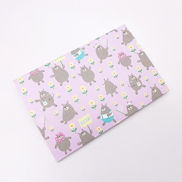 錄音卡片-紫抱可愛小熊熊-生日情人節創意禮物 驚喜禮物 浪漫禮物