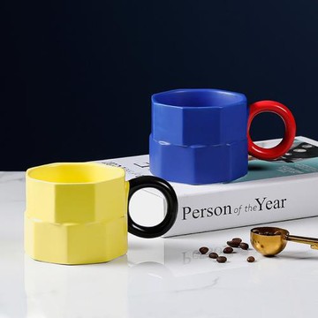 新款北歐高顏值馬克杯陶瓷杯子套裝家庭用水杯網紅女辦公室咖啡杯