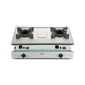 Rinnai 二口《嵌入爐》內焰不銹鋼瓦斯爐RBTS-N2601S全台配送+基本安裝 原廠保固