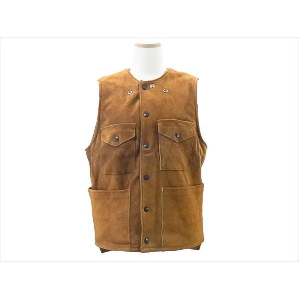 TENDERLOIN テンダーロイン T-SUEDE VEST D ボア スエード レザー