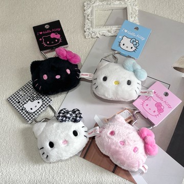 SANRIO 三麗鷗 凱蒂貓 大頭吊飾 愛心釦 絨毛玩具 HELLO KITTY/現貨+預購
