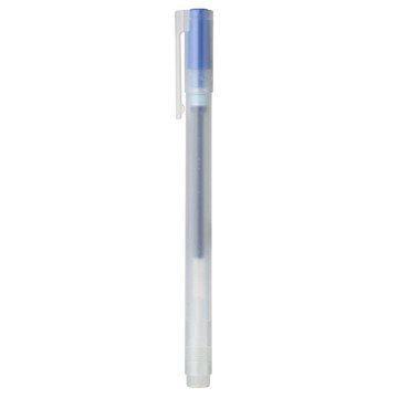 MUJI 自由換芯附蓋膠墨筆/藍0.38mm