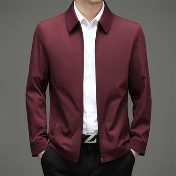 【巴黎精品】現貨+預購 頂級商務加絨外套鋪棉夾克直筒褲秋冬上衣大碼休閒男裝-寬鬆翻領男外套5色a1lf16