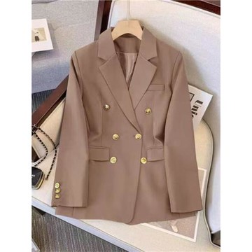 秋季新款大碼時尚氣質寬松感西裝顯瘦上衣減齡西服外套女輕松舒適