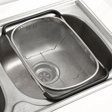 瀝水架 可伸縮瀝水籃廚房水槽通用洗菜池全套洗碗池碗碟收納架萬能瀝水架