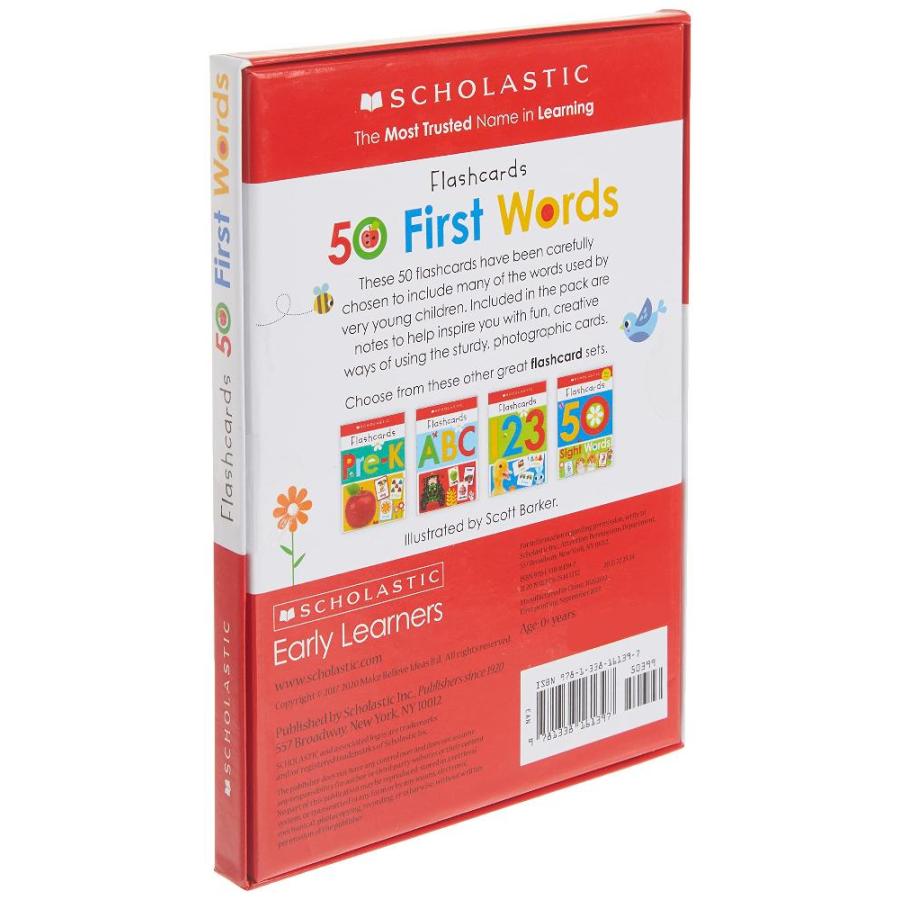 50 First Words Flashcards (Scholastic Early Learners)