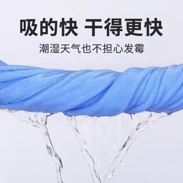 運動毛巾女吸水擦汗健身房戶外跑步羽毛球瑜伽隔汗墊巾籃球速干巾
