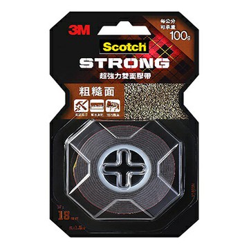 3M 凹凸面用超強雙面膠18mm(V1803N)