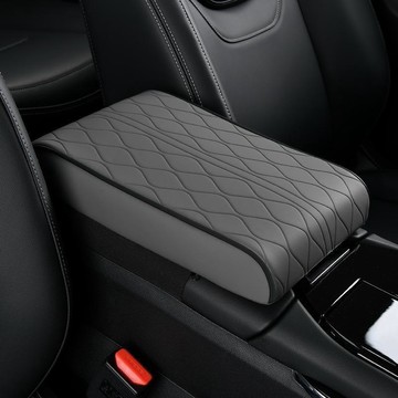 【新品上市】汽車扶手墊 真皮扶手墊  車内裝飾品 無損安裝 中控台箱保護套 增高墊 汽車內飾配件 扶手墊 無損安裝