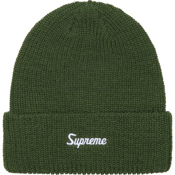 SUPREME FW24 LOOSE GAUGE BEANIE 毛帽 / 針織帽 (橄欖綠色)
