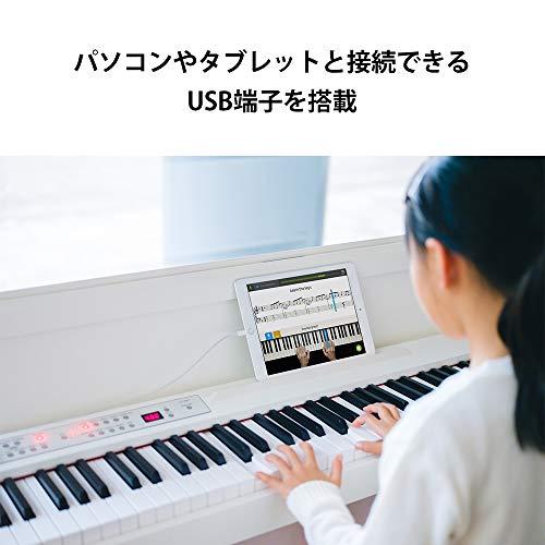 KORG コルグ 電子ピアノ 88鍵盤 LP380 USB ローズウッド 温かみを感じる木製 純正ヘッドフォンとペダルが付属