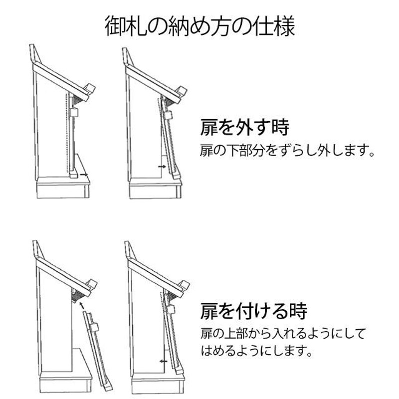 神棚 おしゃれ 【ポイント2倍】 御札立て お札立て モダン シンプル 五