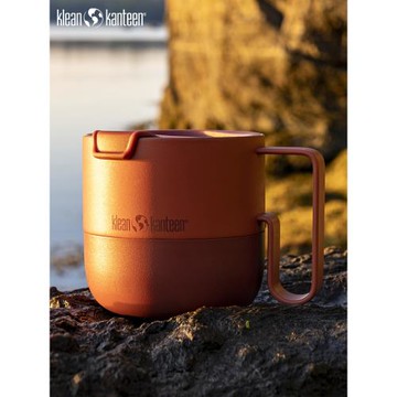 KleanKanteen不銹鋼戶外保冷杯把手高檔咖啡啤酒杯子帶蓋小巧便攜