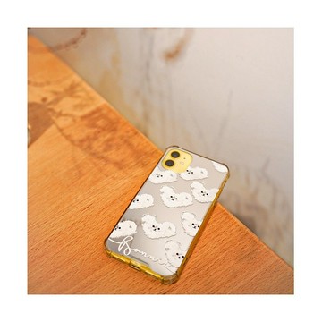 心型雲鏡面手機殼