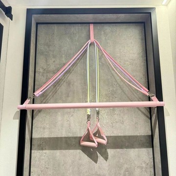 【台灣出貨】健身器材家用室內練背神器普拉提家用器材健身拉伸器  瑜伽彈力繩