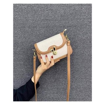 法國MK小方包女2024秋冬新款高級質感真皮包包洋氣百搭單肩斜挎包