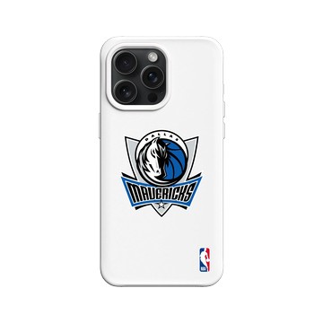 iPhone 15 Pro Max SolidX 白 - NBA - Logo-達拉斯獨行俠 Dallas Mavericks