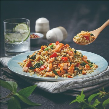 大成安心購義式鮭魚花椰菜米(250g/包)